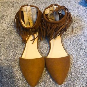 NWOT Fringe D’orsay Flats